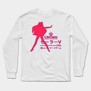 Sailor V game advertising style design Long Sleeve T-Shirt